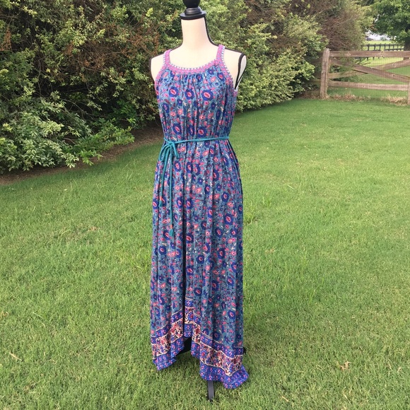 Lucky Brand Dresses & Skirts - Lucky Brand BOHO Maxi dress XS pockets